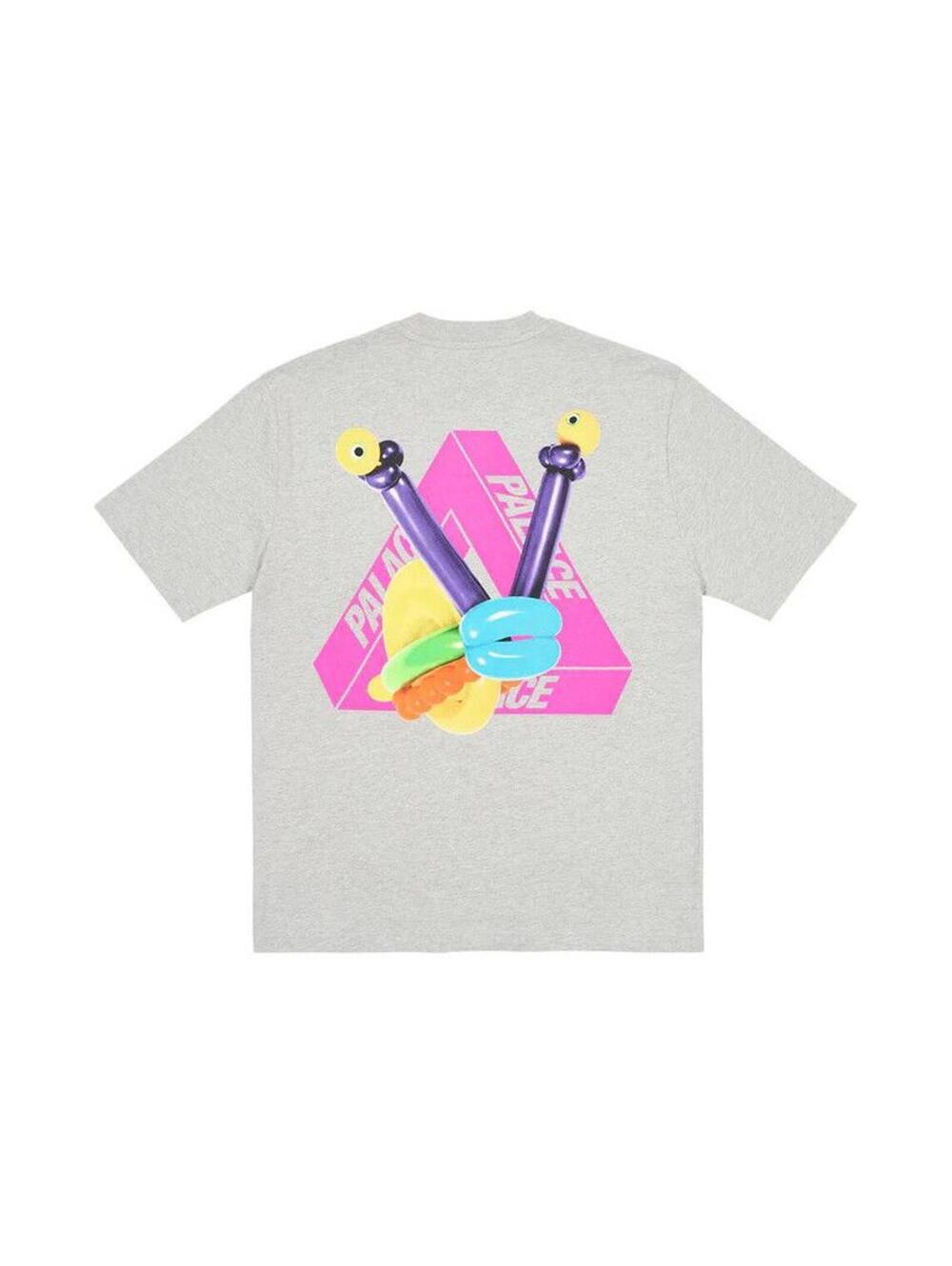 Palace Tri-Twister Tee Grey Marl • Medium